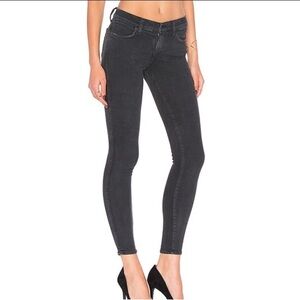 Baldwin Kansas City High Rise Crop Jeans “The Ten” Smoke Black Denim Women’s 29